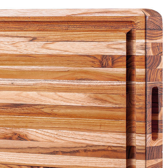 Anders Sturdy Teak Wood with Edge Grain Cutting Board