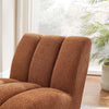 Art Leon Modern Wood and Fabric Accent Sofa Chair