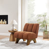 Art Leon Modern Wood and Fabric Accent Sofa Chair