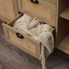 Atwood 3 - Drawer 2 - Door Accent Nature Rattan Cabinet