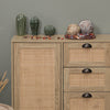 Atwood 3 - Drawer 2 - Door Accent Nature Rattan Cabinet