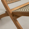 Balka Wood And Woven Rope Lounge Chair