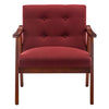 Banassak 28.5" Wide Fabric Tufted Armchair With Solid Wood Frame