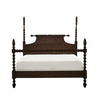Beckett Solid Wood Low-Profile Bed Frame with Spindle Design