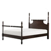 Beckett Solid Wood Low-Profile Bed Frame with Spindle Design