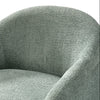 Berklie Modern Boucle Barrel Chair with Solid Wood Legs