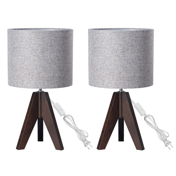 Brabazon Solid Wood Table Lamp (Set of 2)