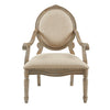 Madison Park Brentwood Traditional Exposed Wood Armchair