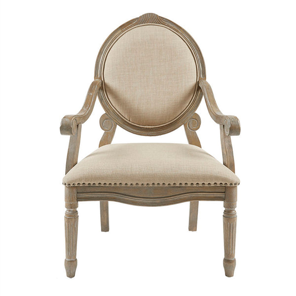 Madison Park Brentwood Traditional Exposed Wood Armchair