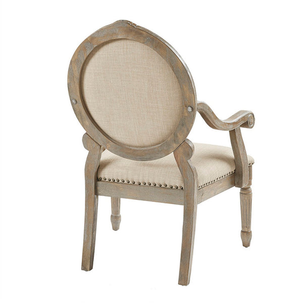 Madison Park Brentwood Traditional Exposed Wood Armchair