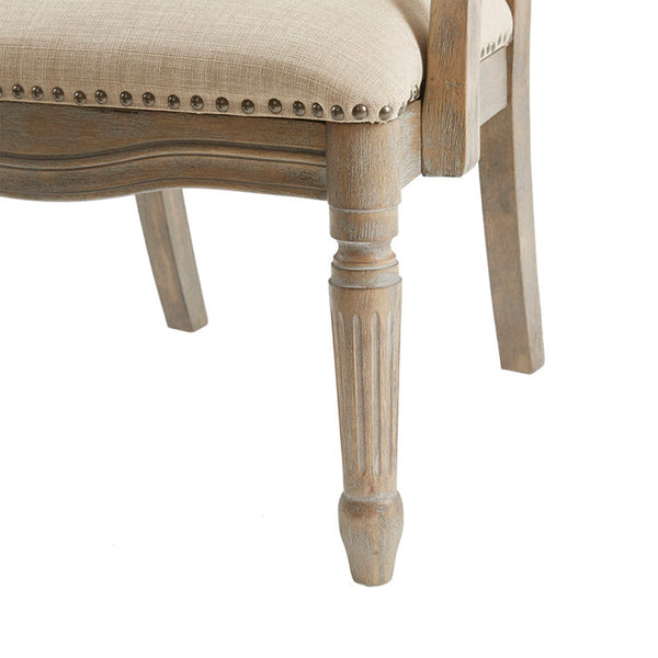 Madison Park Brentwood Traditional Exposed Wood Armchair