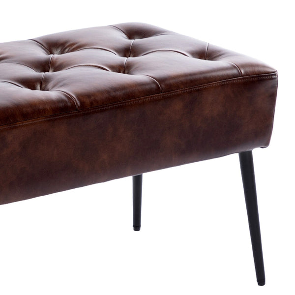Modern 44" Length Button Tufted Bench