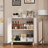 COSIEST Solid Wood Buffets and Sideboards Storage Cabinet
