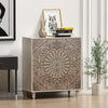 COSIEST Solid Wood Buffets and Sideboards Storage Cabinet