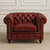 Fionna Leather Chesterfield Single Seater Sofa
