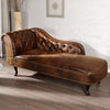 Chesterfield Vintage Brown Leather Lounge #5
