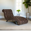 Chesterfield Colonial Brown Leather Lounge #7