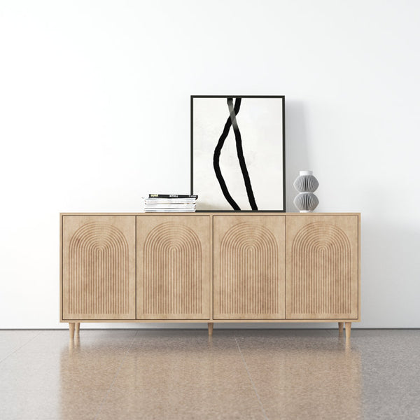 Claudia 71.75'' Solid Wood Sideboard