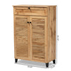 Coolidge Modern & Contemporary 5-Shelf Wood Shoe Storage Cabinet