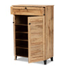 Coolidge Modern & Contemporary 5-Shelf Wood Shoe Storage Cabinet