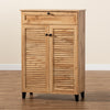 Coolidge Modern & Contemporary 5-Shelf Wood Shoe Storage Cabinet