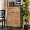Coolidge Modern & Contemporary 5-Shelf Wood Shoe Storage Cabinet