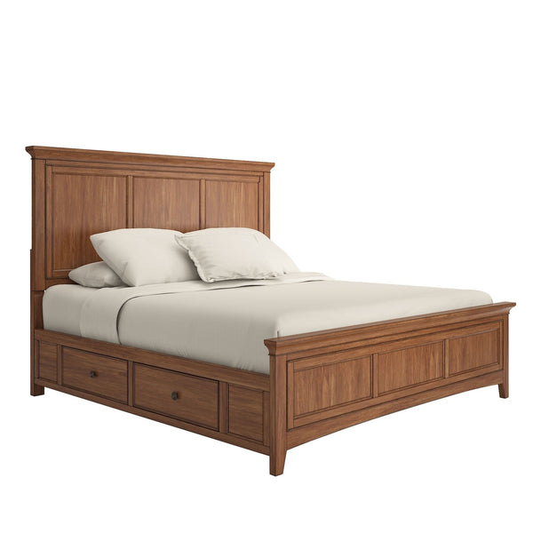 Ediline King Size Wood Panel Platform Storage Bed by iNSPIRE Q Classic