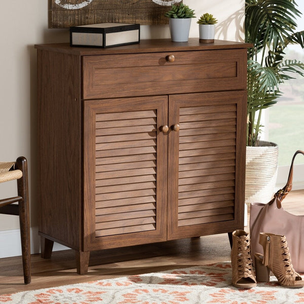 Copper Grove Zdolbuniv Dark Grey 4-shelf Shoe Storage Cabinet