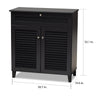 Copper Grove Zdolbuniv Dark Grey 4-shelf Shoe Storage Cabinet