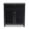 Copper Grove Zdolbuniv Dark Grey 4-shelf Shoe Storage Cabinet