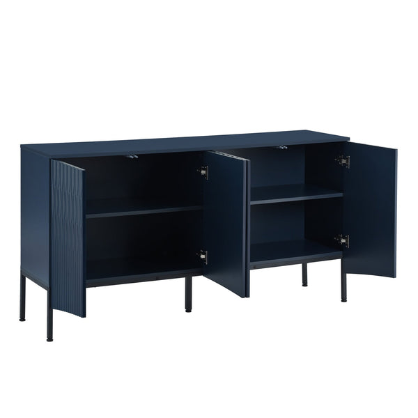 Elegant Sideboard Featuring Curved Bottom Doors