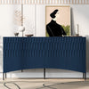 Elegant Sideboard Featuring Curved Bottom Doors