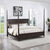Emberlyn Wood Poster Bed Brown