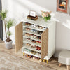 Freestanding Shoe Storage Cabinet with 2-Door and Adjustable Shelves for Entryway Living Room Bedroom