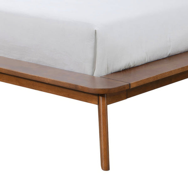 Furniture of America Beau Midcentury Low Profile Wood Platform Bed