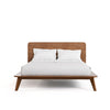 Furniture of America Beau Midcentury Low Profile Wood Platform Bed