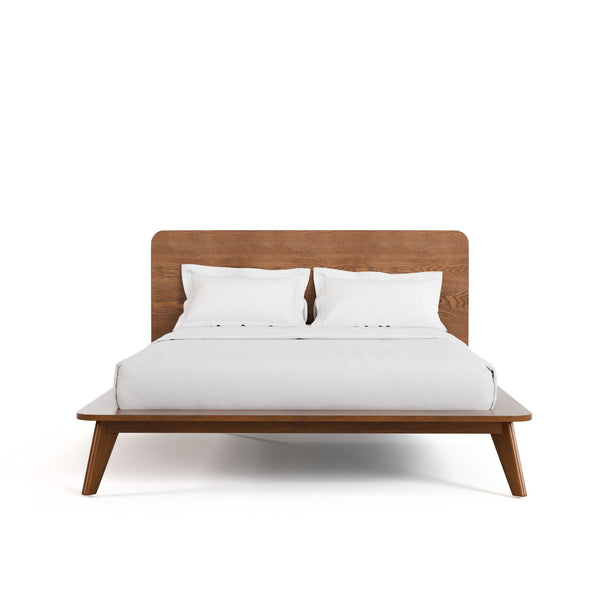 Furniture of America Beau Midcentury Low Profile Wood Platform Bed