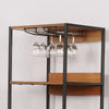 Soby Contemporary Metal 6-bottle Wine Rack with Shelves by Furniture of America