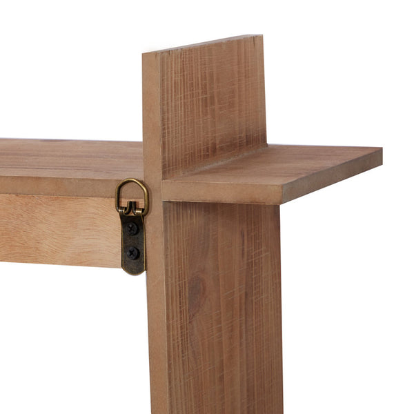 Gabrijela Hanging Wine Bottle Rack in Brown