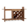 Gabrijela Hanging Wine Bottle Rack in Brown