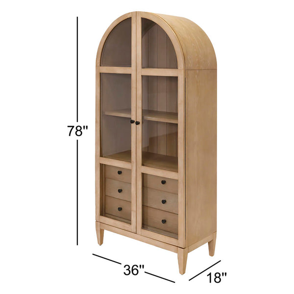 Gayle 3-Drawer China Cabinet
