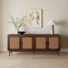 Genie Solid Wood 4 - Door Sideboard
