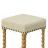 Gouldsboro Upholstered Counter Stool with Solid Wood Frame