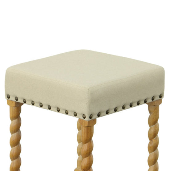 Gouldsboro Upholstered Counter Stool with Solid Wood Frame