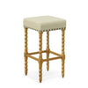 Gouldsboro Upholstered Counter Stool with Solid Wood Frame