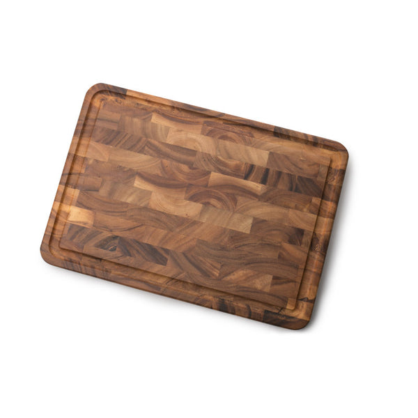 Gourmet Acacia Wood End Grain Prep Cutting Board