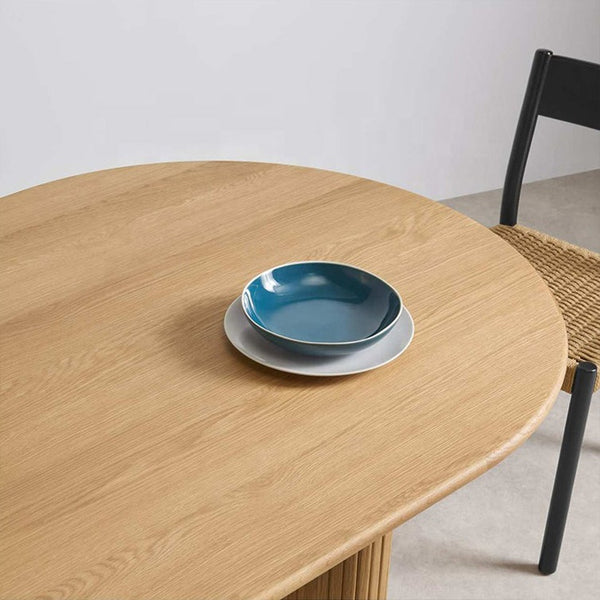 Dining Room Furniture Solid Wood Dining Table Nordic Style Wooden Oval Table