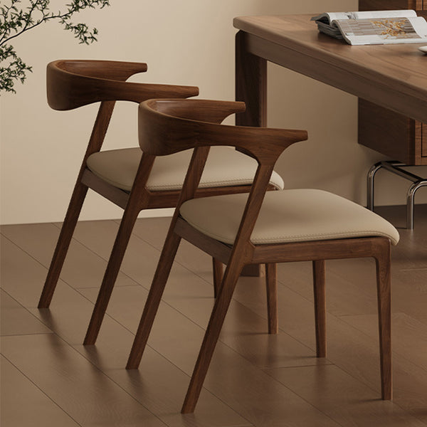 Nordic Solid Wood Dining Chairs for Home Use Hotel and Restaurant with a Backrest Desk Chair