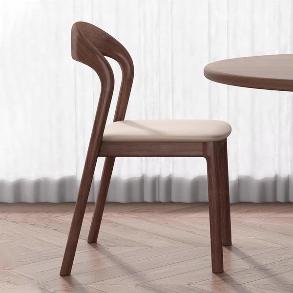 Nordic Simple Designer Dining Chair for Home Restaurant Coffee Shop Wine Solid Ash Wood for Hotels and Schools