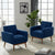 Tufted-Fabric-Upholstered-Accent Chair
